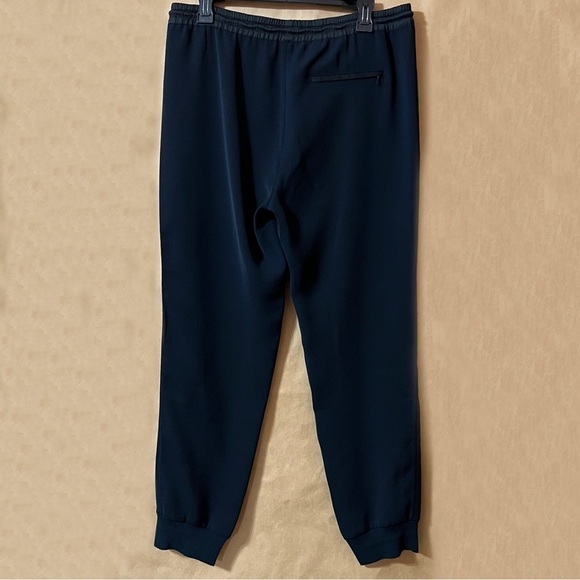 Vince | Performance Jogger Pants Crepe Pull-On Drawstring Trouser Joggers Size L - Picture 8 of 11